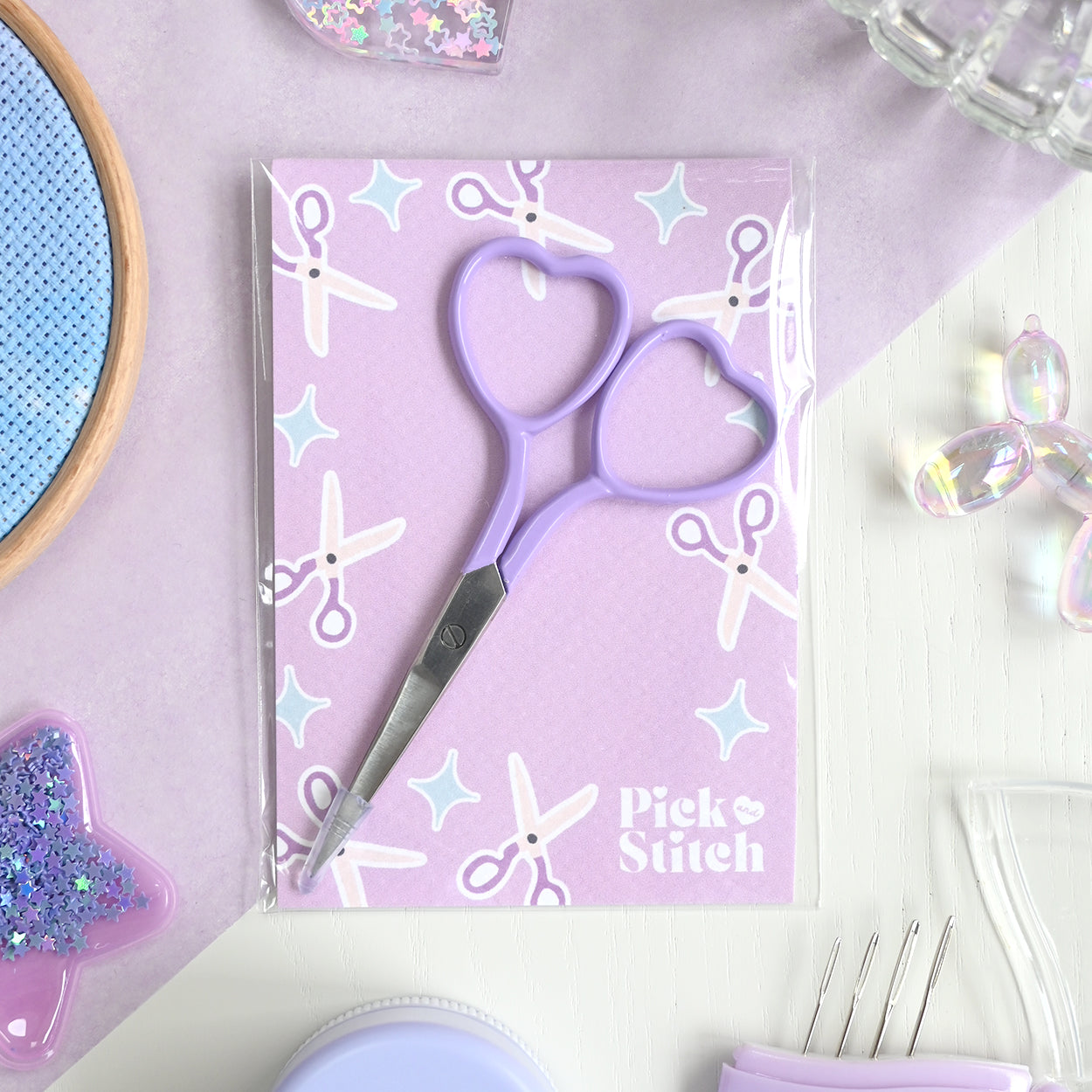 Floral Initial Embroidery Kit (coloured fabric) - Free UK Delivery