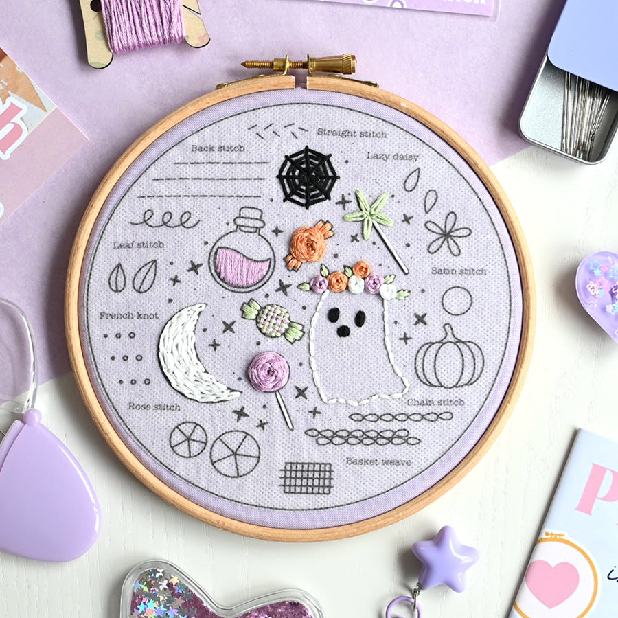Beginner Embroidery Kit- Halloween - Free UK Delivery