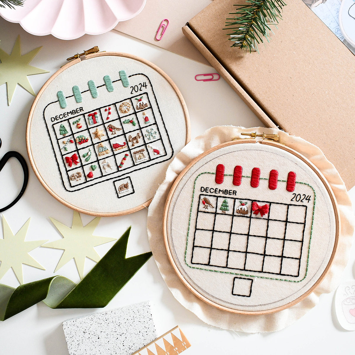 Embroidery Advent Calendar - Free UK Delivery