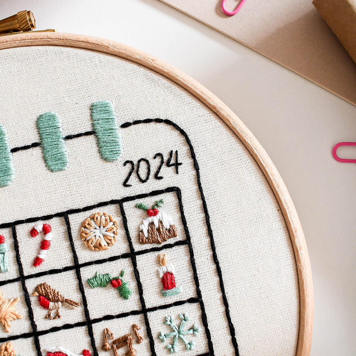 Embroidery Advent Calendar - Free UK Delivery