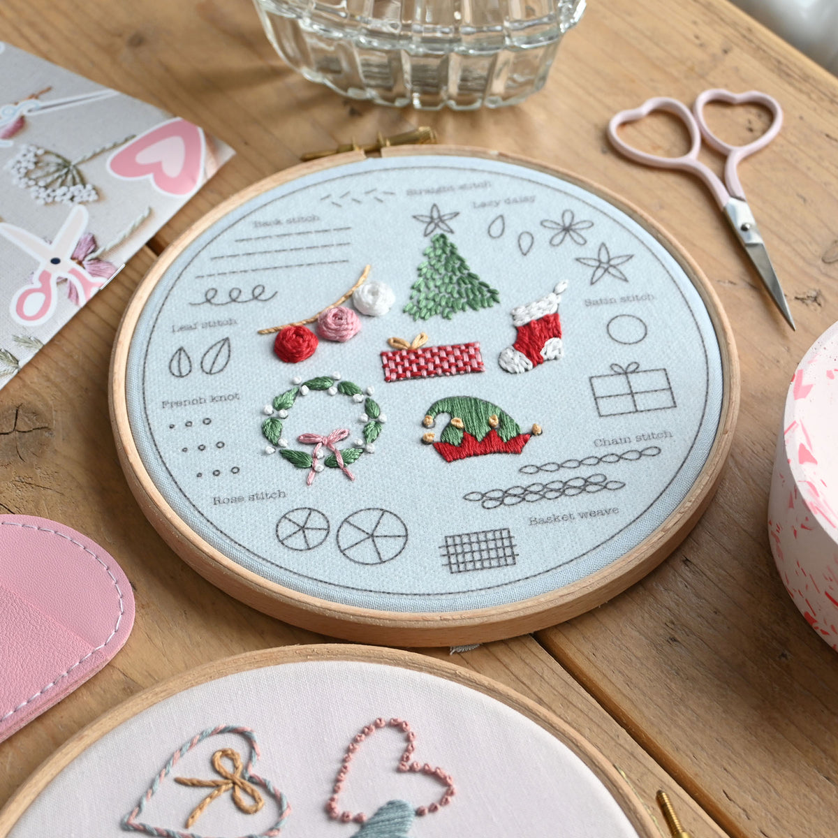 Christmas Beginner Embroidery Kit- Free UK Delivery