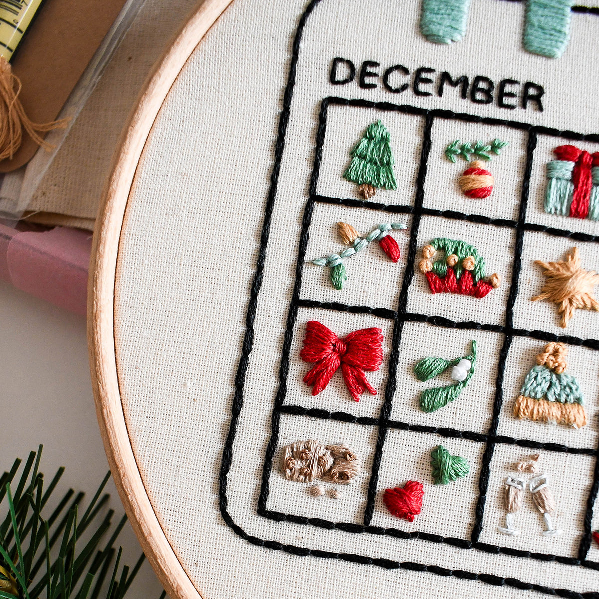 Embroidery Advent Calendar - Free UK Delivery