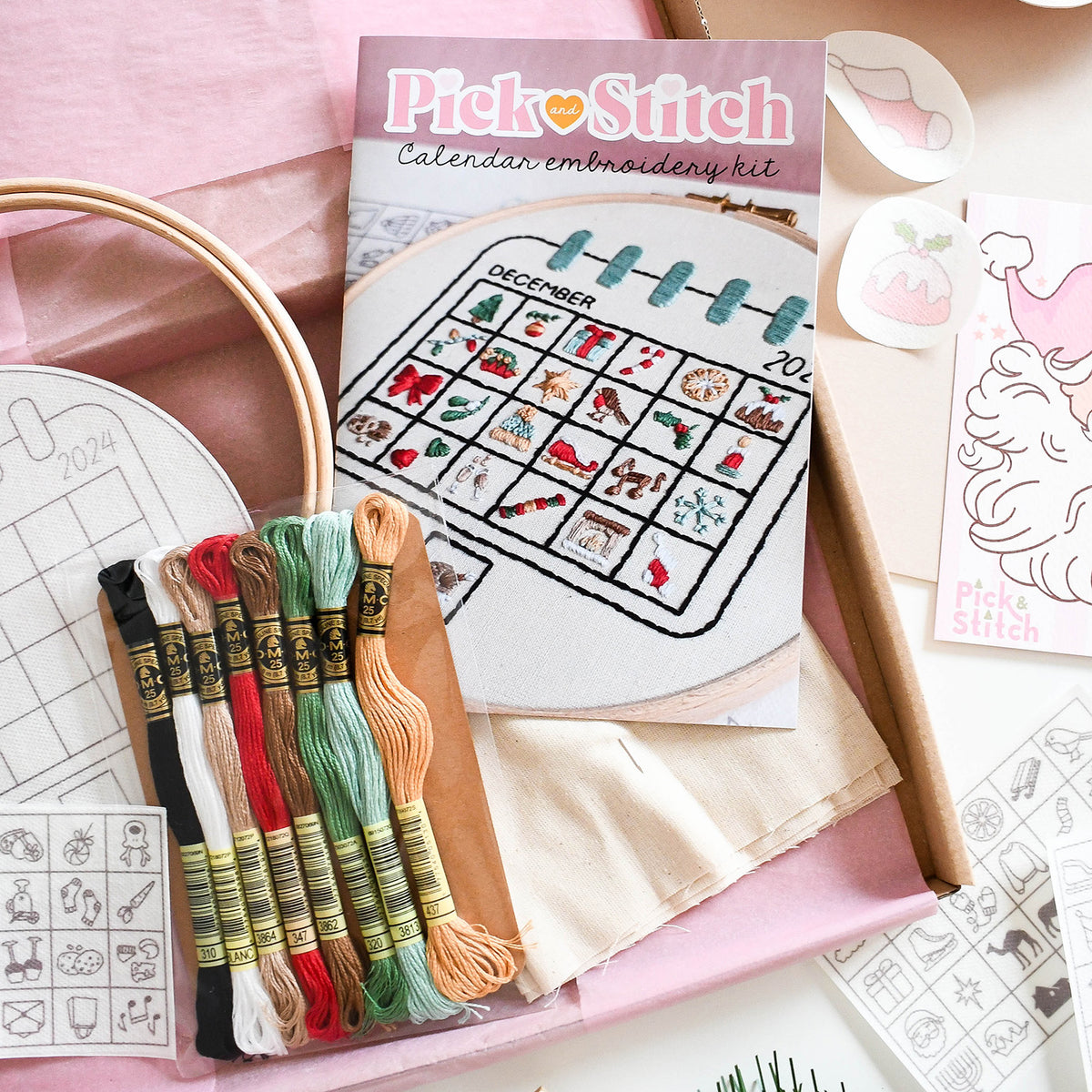 Embroidery Advent Calendar - Free UK Delivery