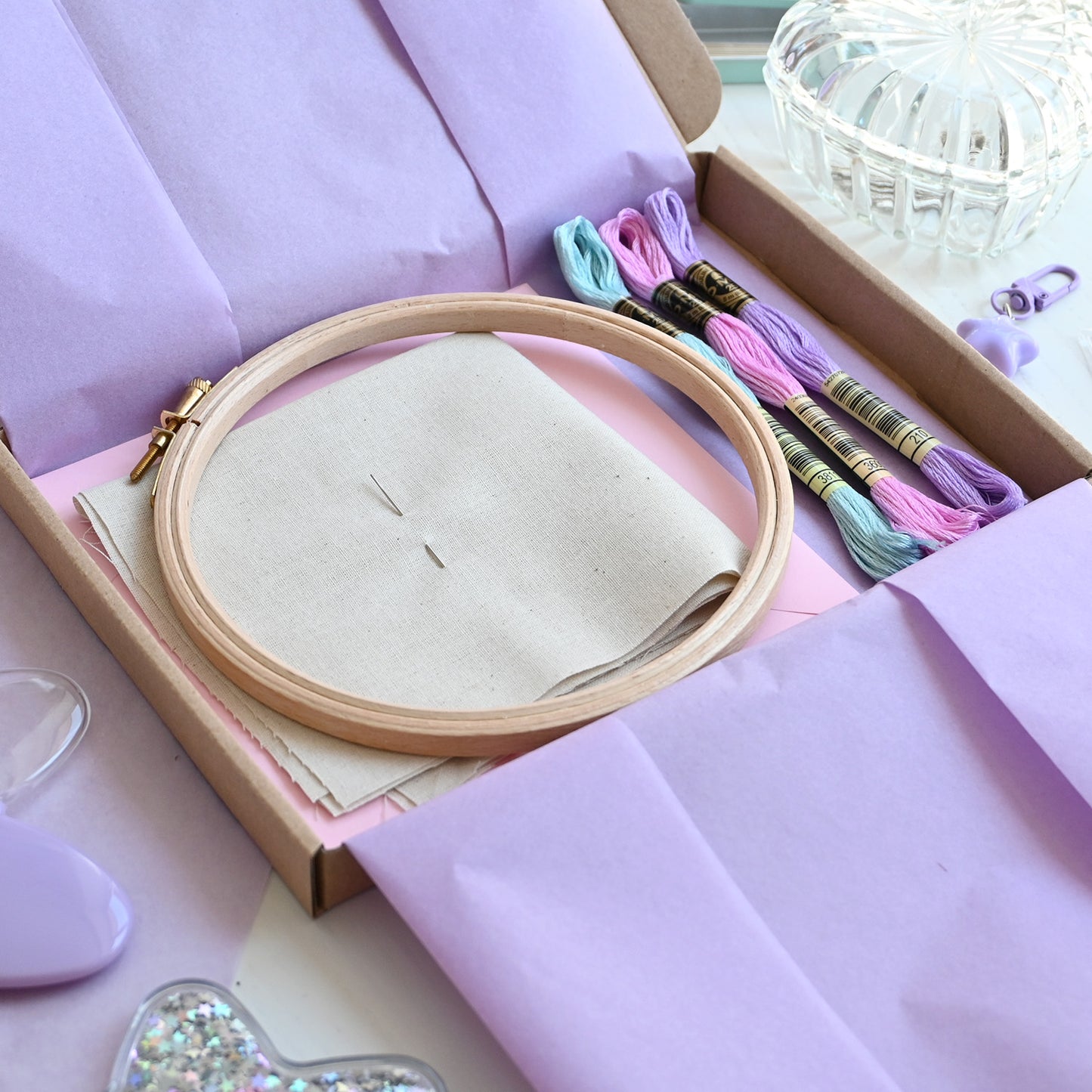 Beginner Embroidery Kit - Learn 14 Stitches - Free UK Delivery