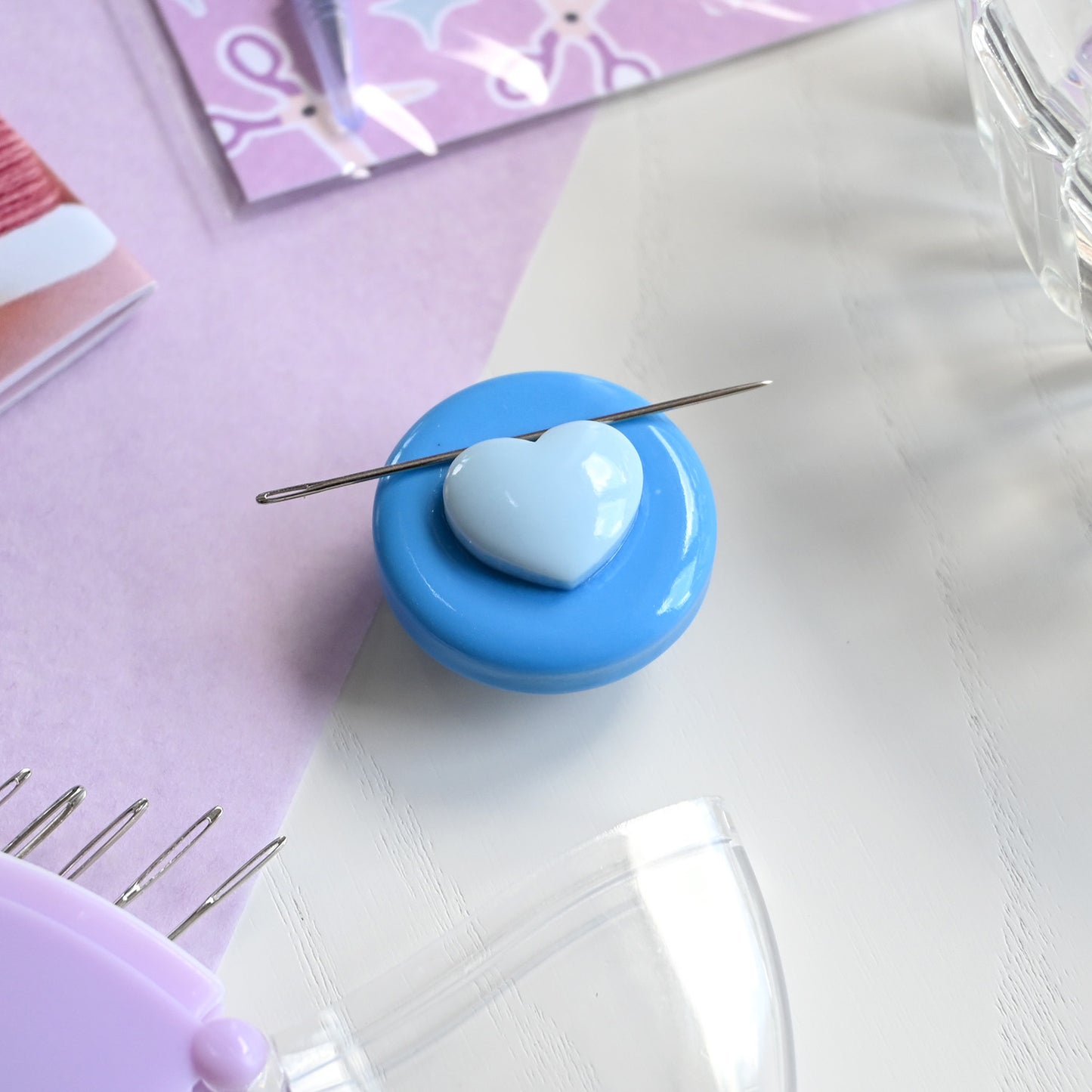 Colourful Heart Needle Minders
