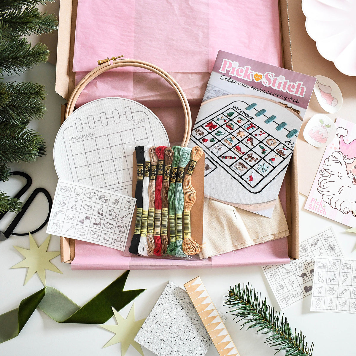 Embroidery Advent Calendar - Free UK Delivery