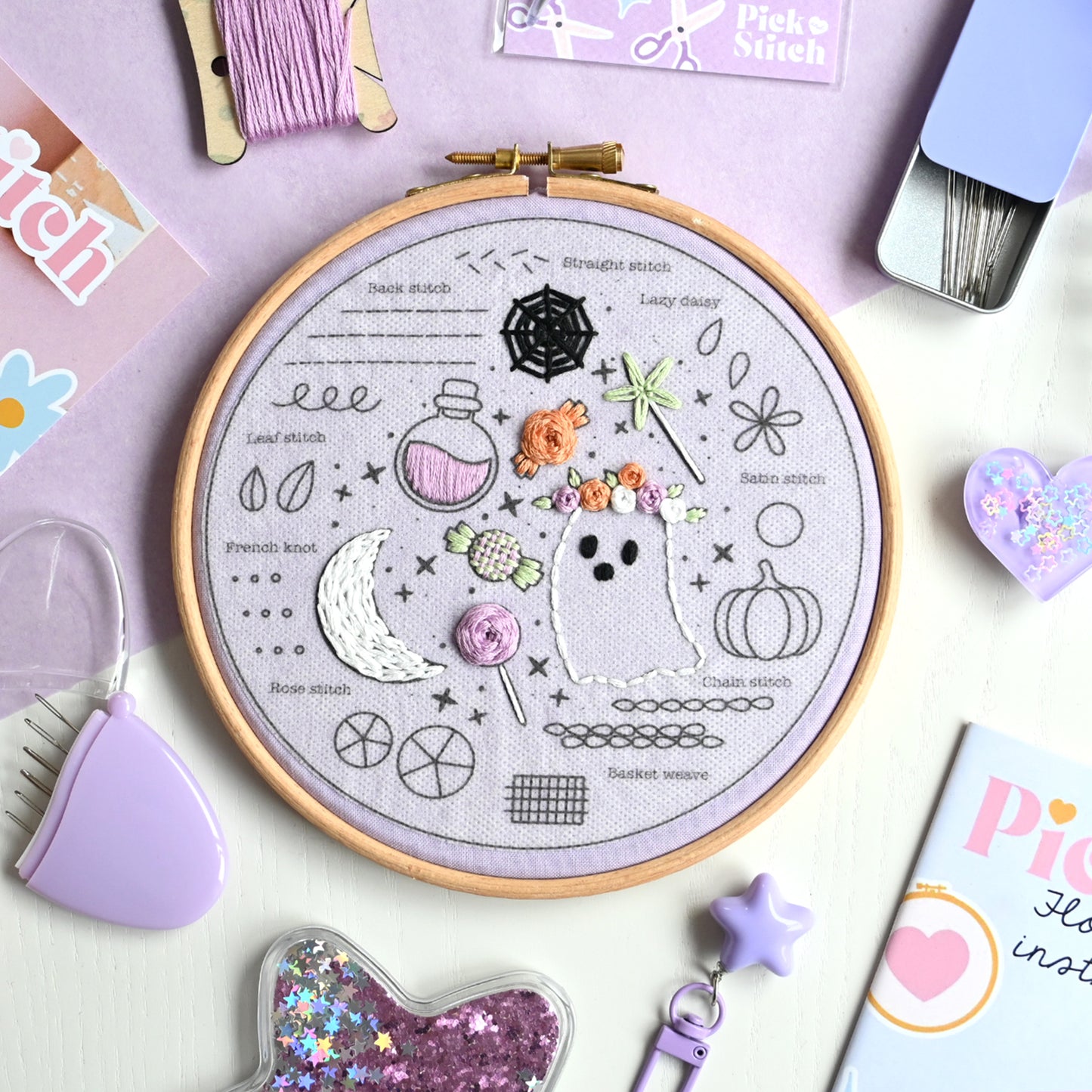 Beginner Embroidery Kit- Halloween - Free UK Delivery