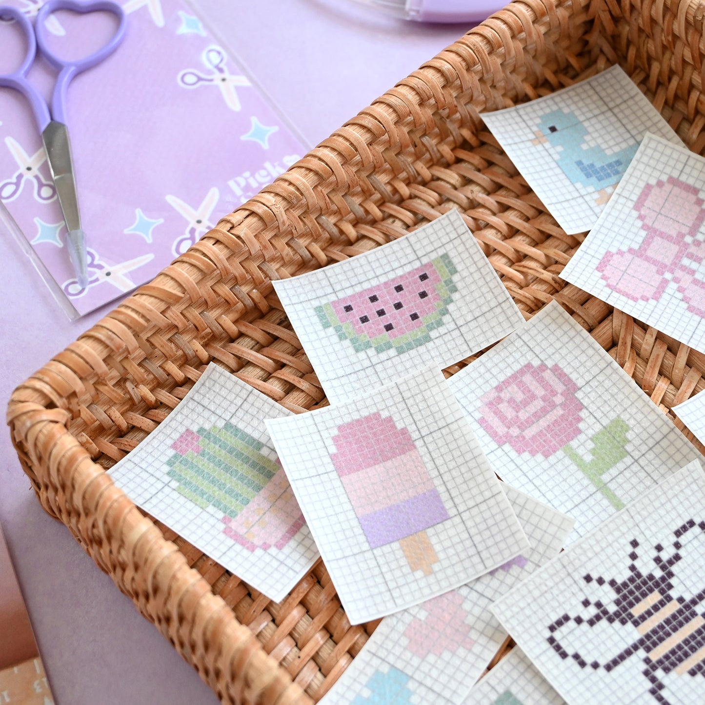 Cross Stitch Stick and Stitch Patches- Free UK delivery