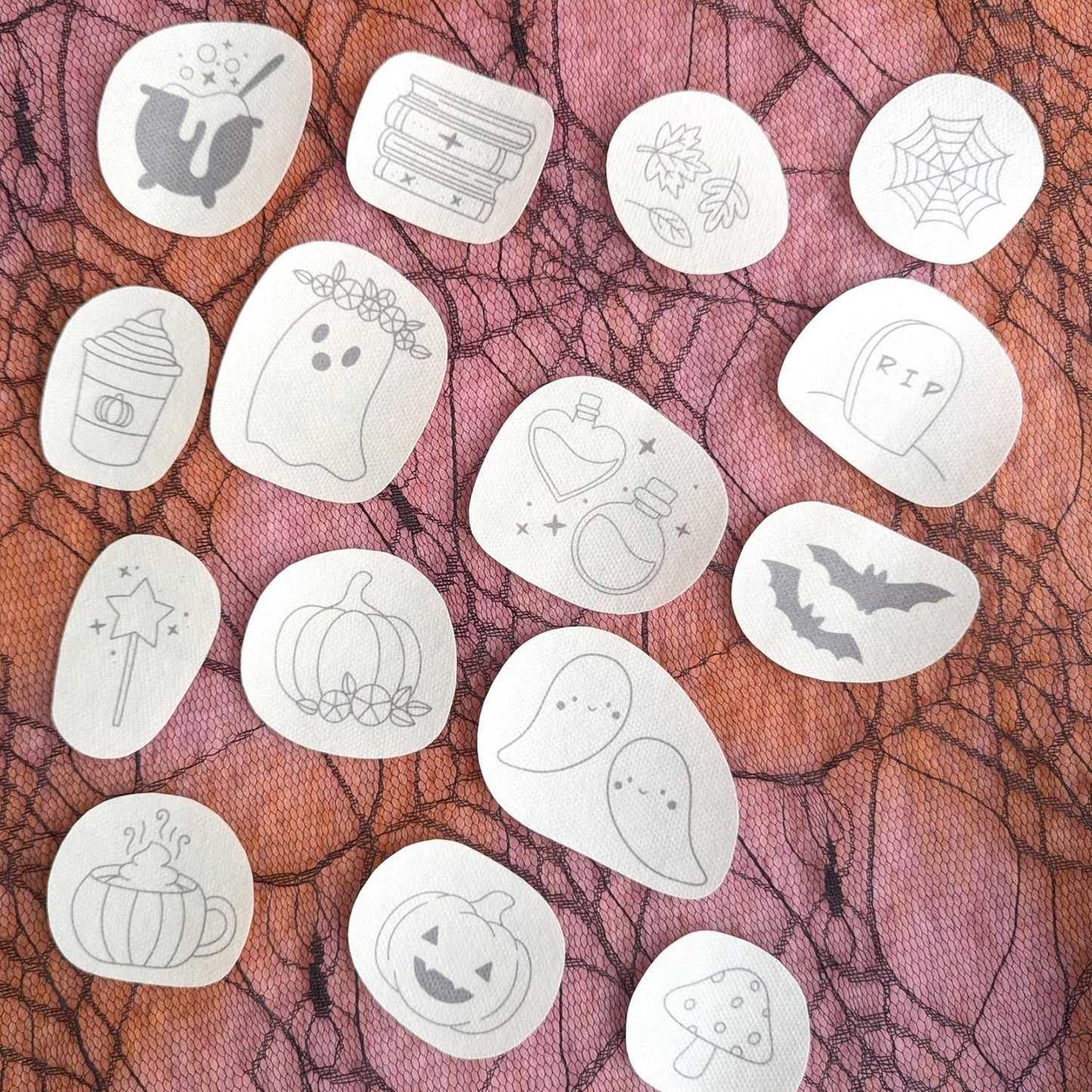 Halloween Stick and Stitch Patches - Free UK Delivery