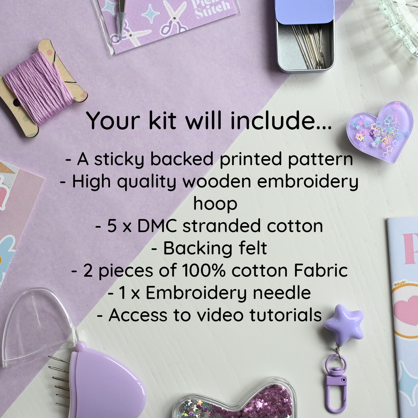 Beginner Embroidery Kit- Halloween - Free UK Delivery